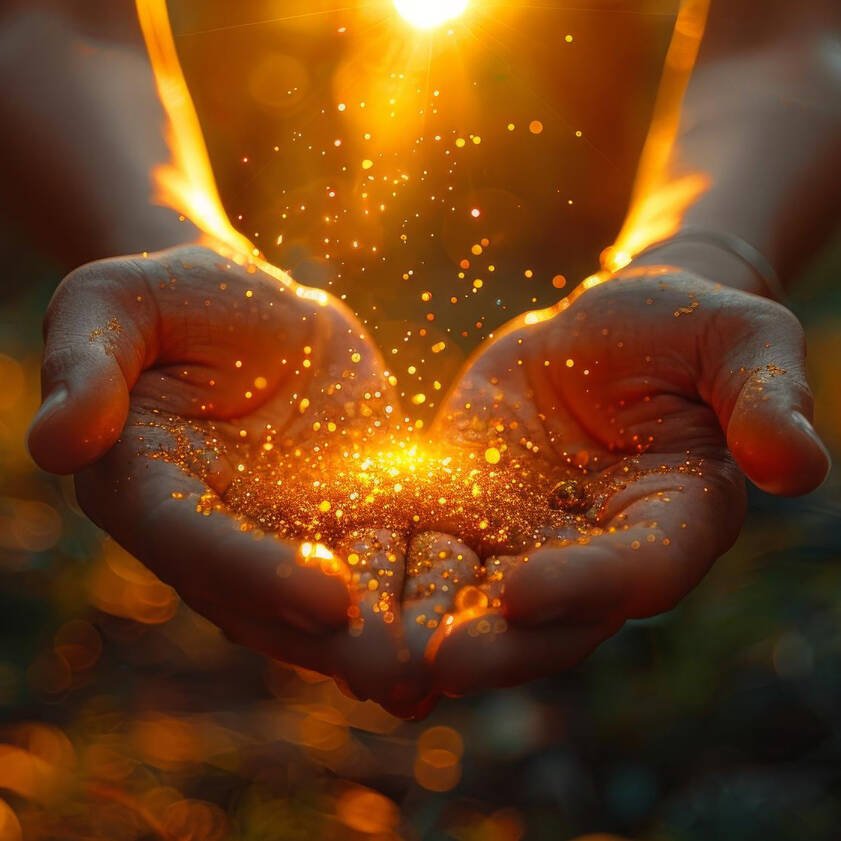 Holding energy in hand